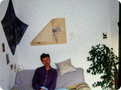 Ein Werk von Inga an der Wand